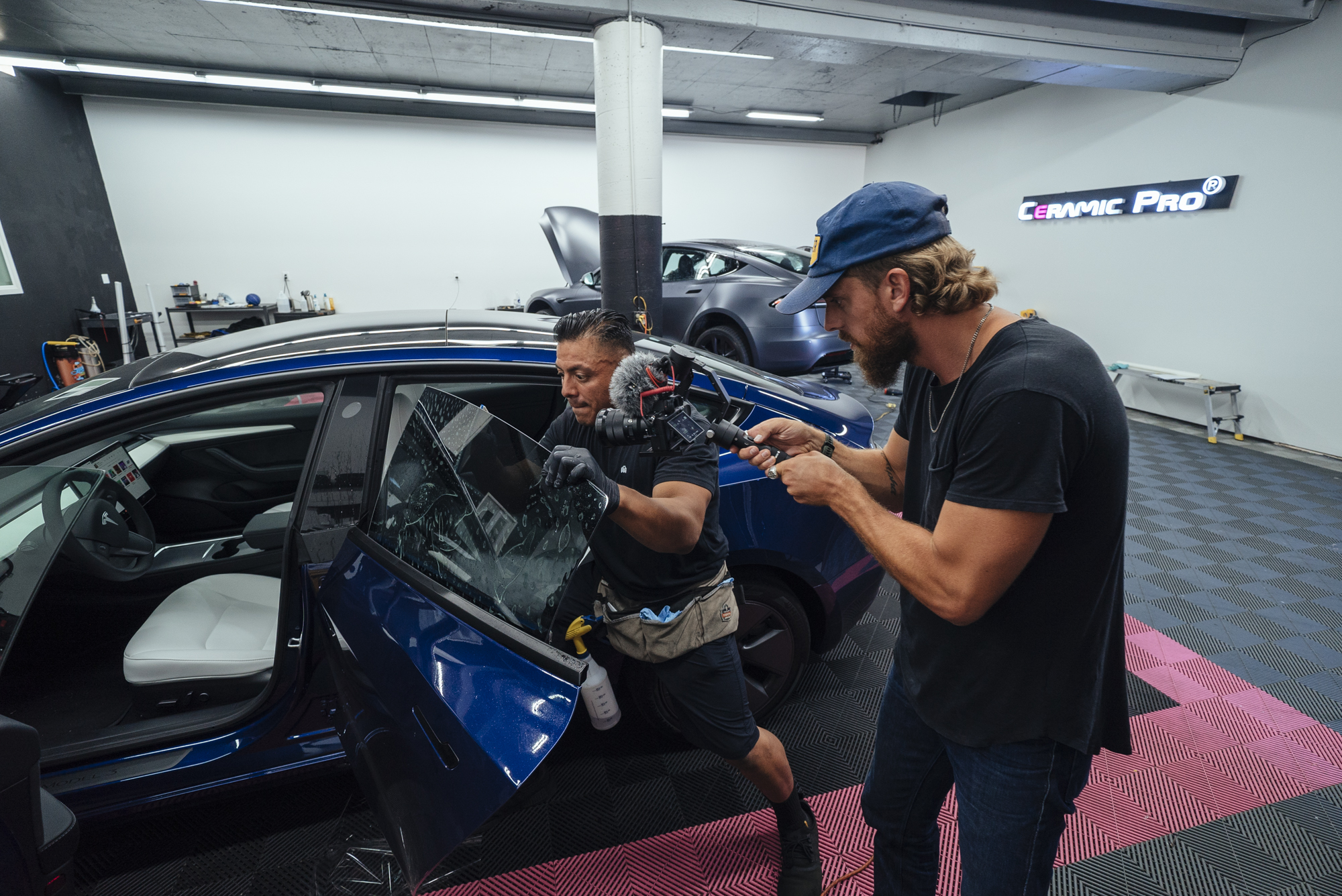 ROTR Media filming on-site at Polished Protection